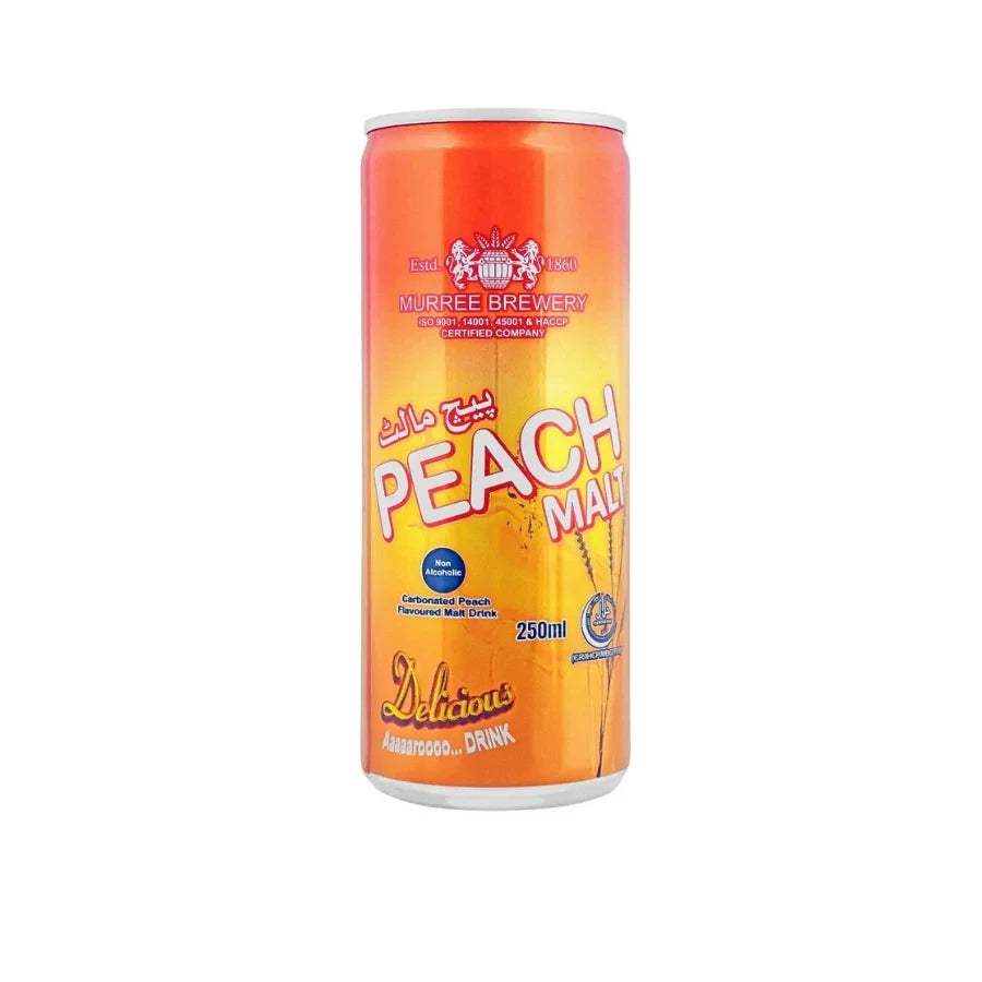 PEACH MALT 250ML TIN