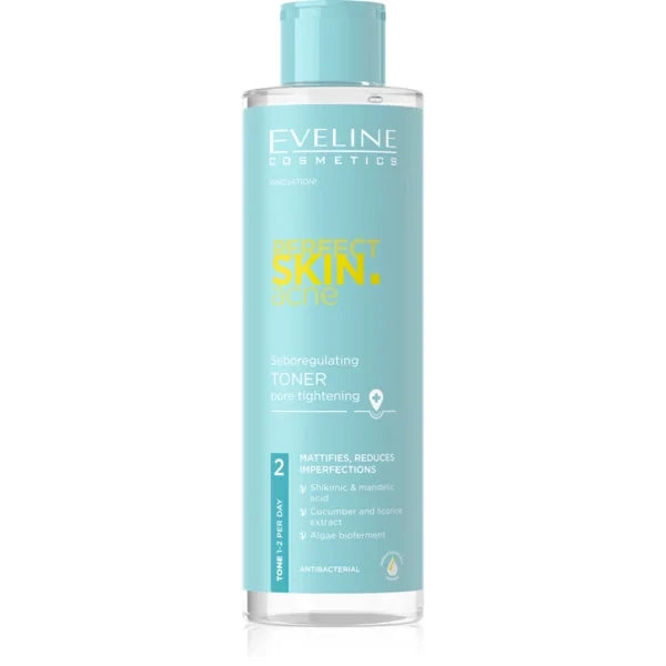 EVELINE PERFECT SKIN ACNE EXFOLIATING TONER 200ML