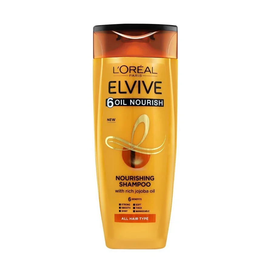 LOREAL SHAMPOO PK 175ML 6OIL NOURISH SCALP