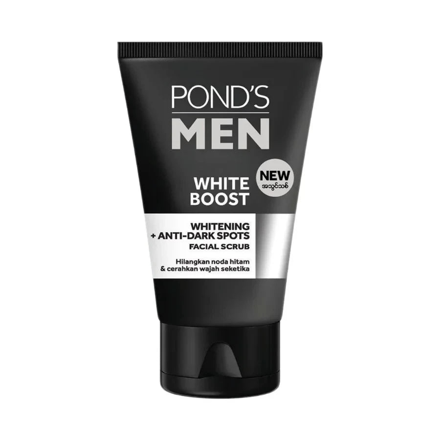 PONDS MEN F/SCRUB 100ML WHITE BOOST