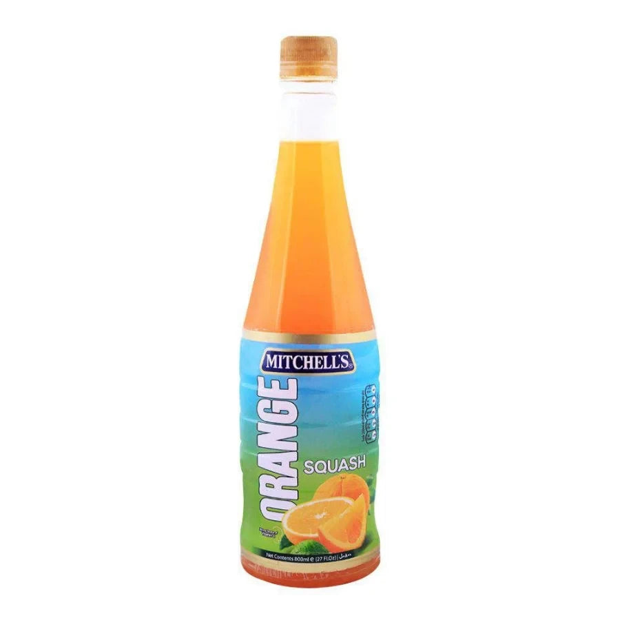 MITCHELLS SQUASH 800ML ORANGE