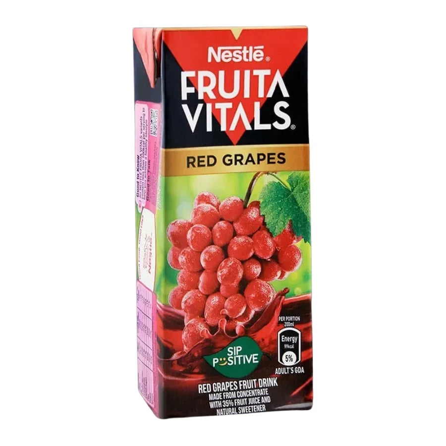 FRUITA VITALS JUICE 200ML RED GRAPES