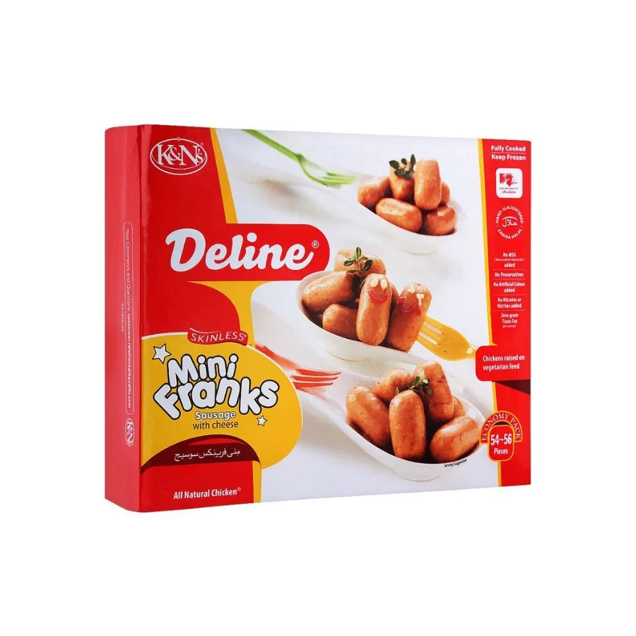 K&N'S MINI FRANKS SAUSAGE/CHEESE 700G