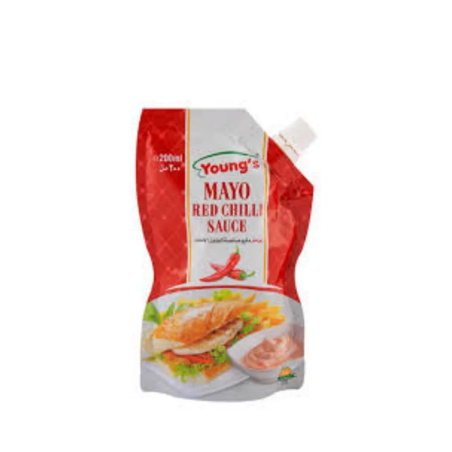 YOUNGS MAYO RED CHILLI 200ML