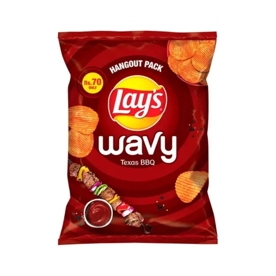 LAYS WAVY RS.70 BBQ