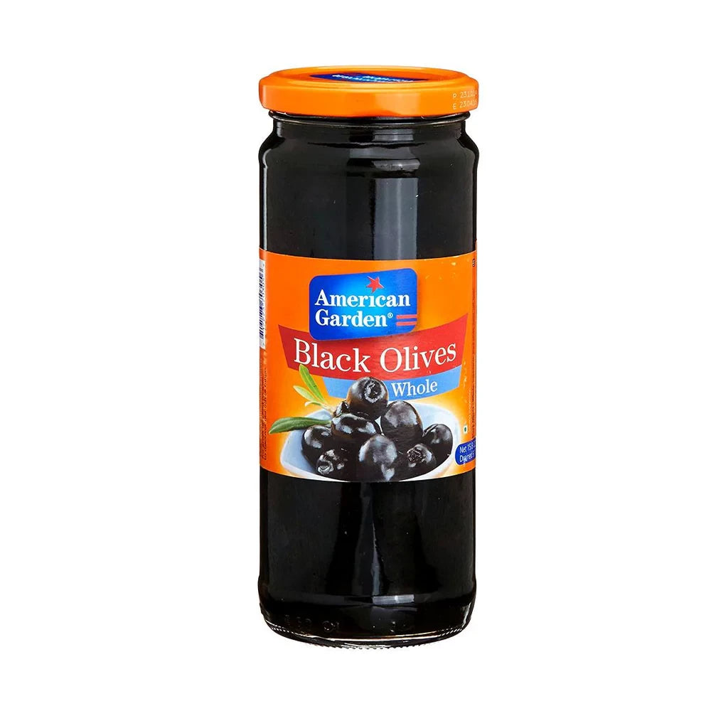 A/G BLACK OLIVES WHOLE 450G