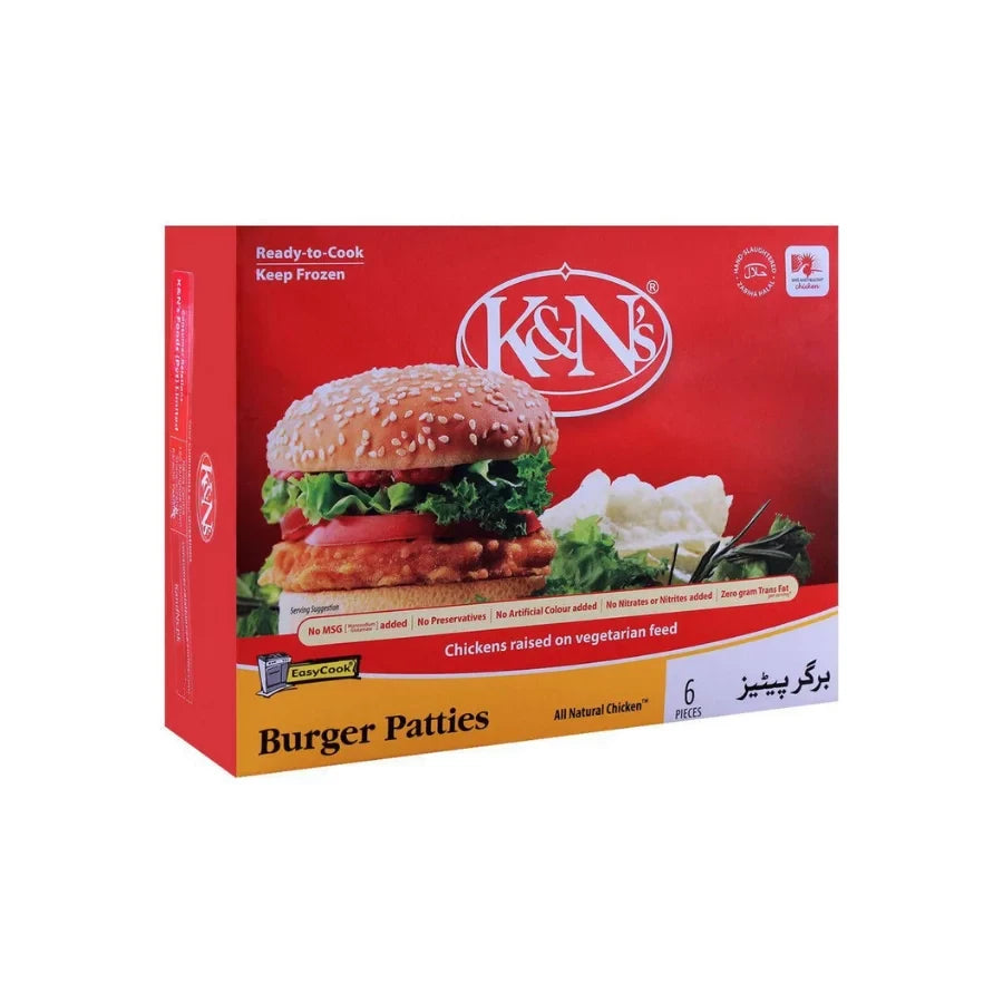 K&N'S BURGER PATTIES 400G