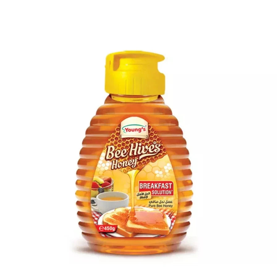 YOUNGS BEE HIVES HONEY 450G