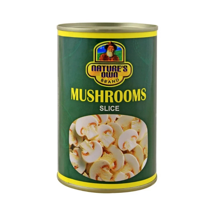 NATURE'S OWN MUSHROOMS 400GM SLICE