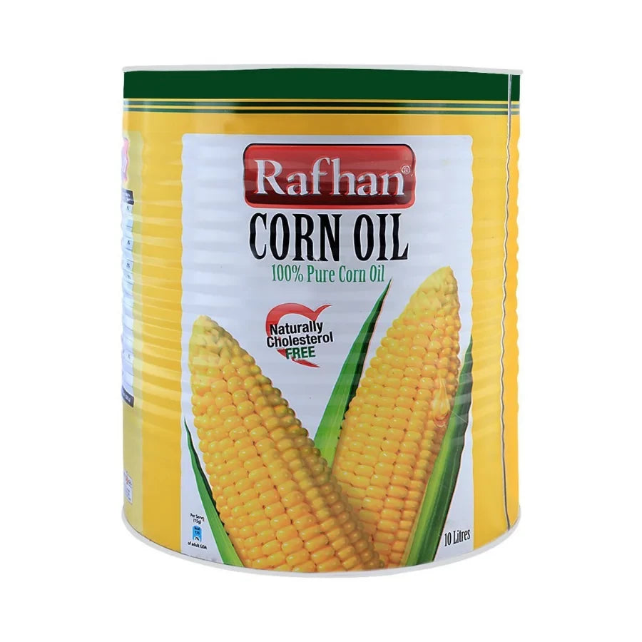 RAFHAN CORN OIL 10LTR TIN