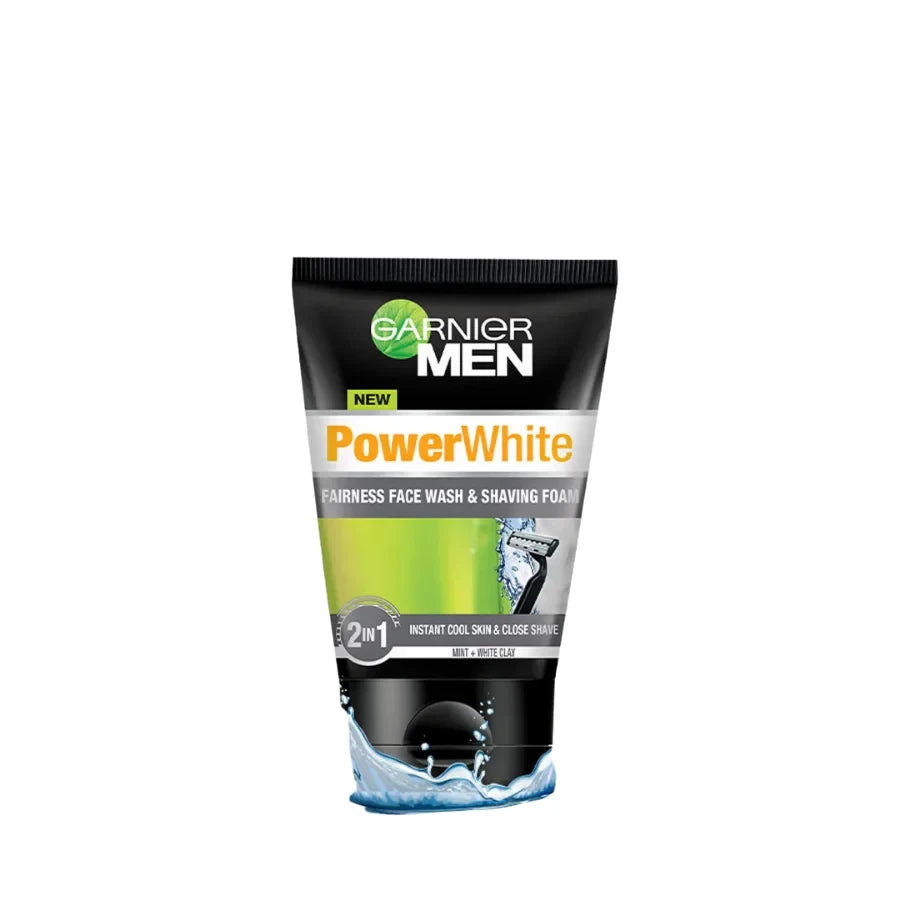 GARNIER POWER WHITE F/WASH 50G