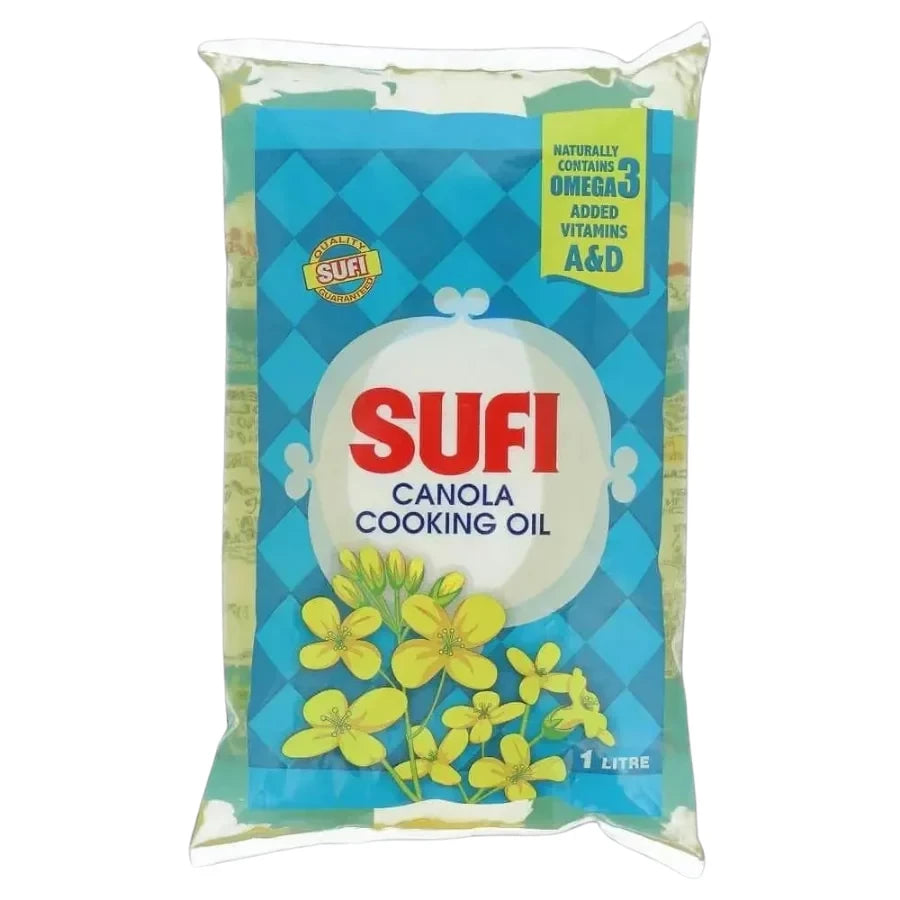 SUFI CANOLA OIL 1LTR PKT
