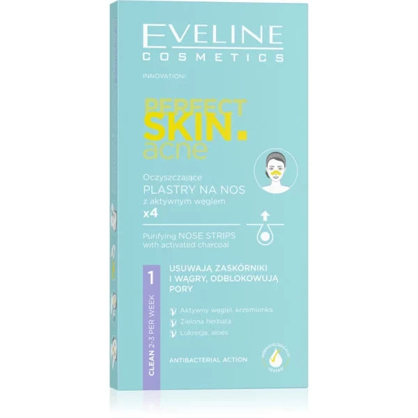 EVELINE PERFECT SKIN ACNE NOSE STRIPS x4