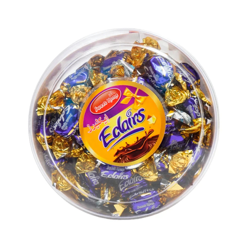 Sweet Home Eclairs Assorted Toffee Jar 400g