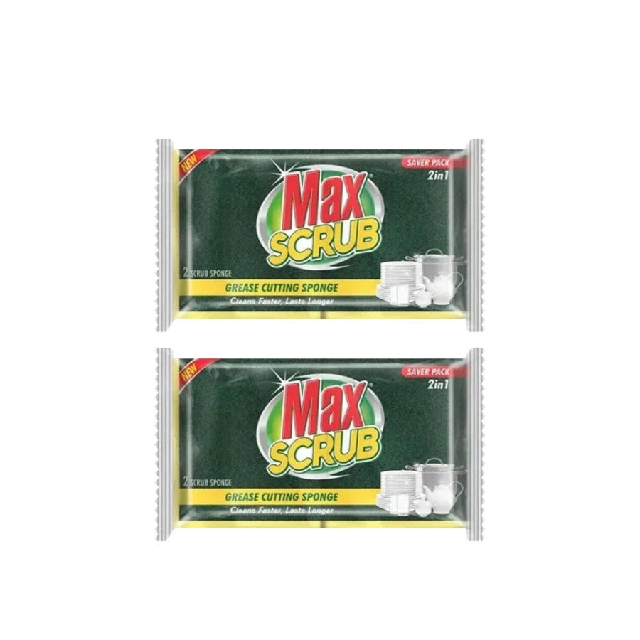 MAX SCRUB SPONGE NAIL SAVER 2P