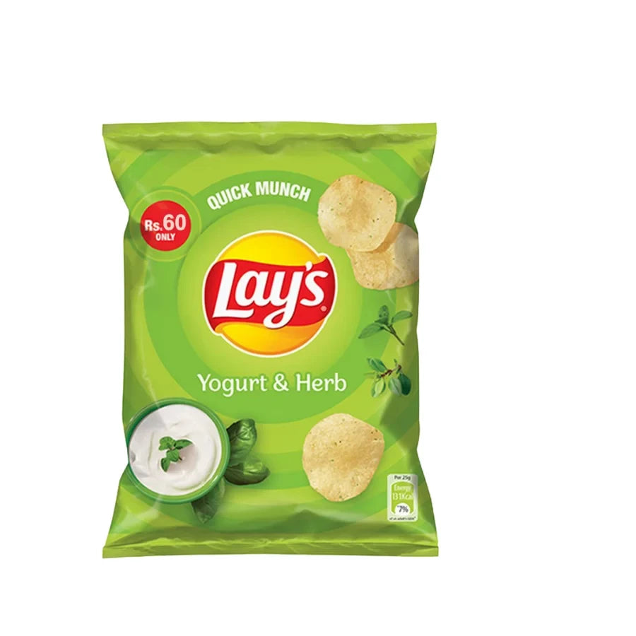 LAYS CHIPS RS.60 YOGURT HERB