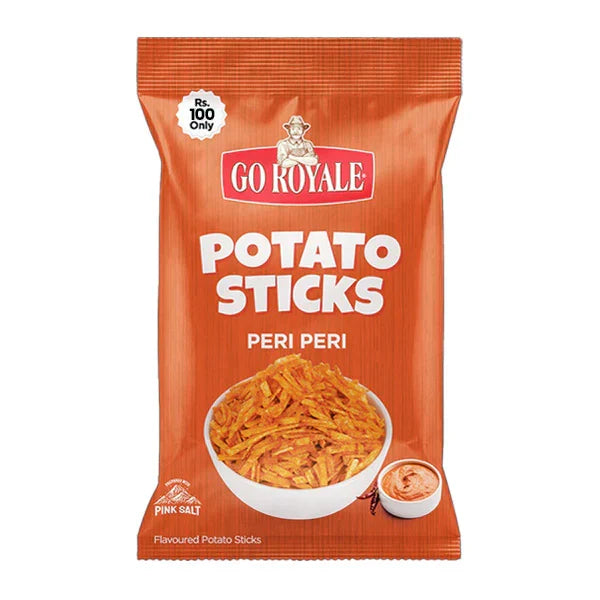 Go Royale Peri Peri Potato Sticks 60g