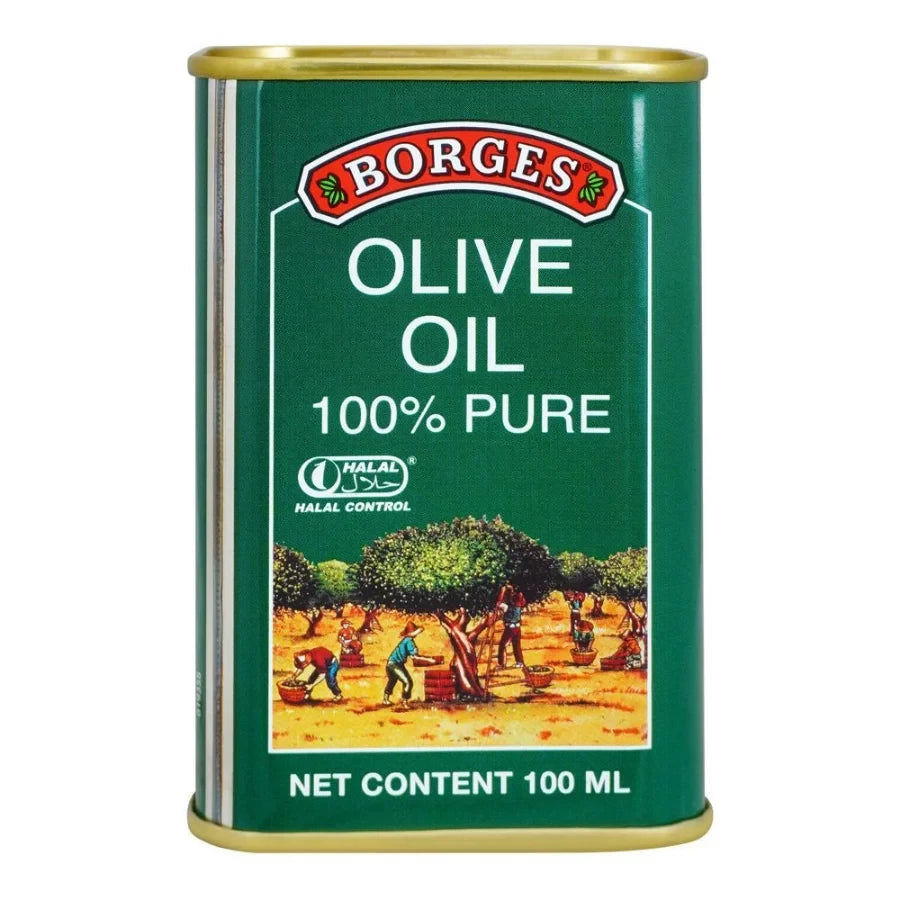 BORGES PURE OLIVE OIL 100ML TIN