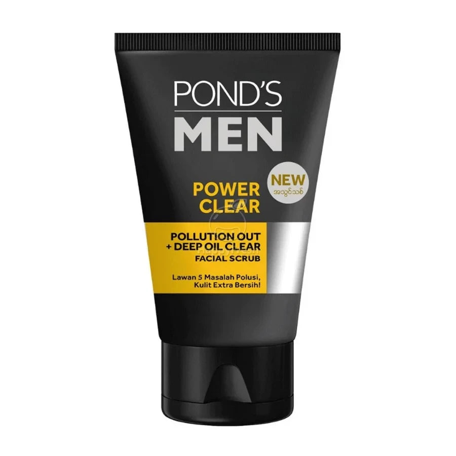 PONDS MEN F/SCRUB 100G POWER CLEAR