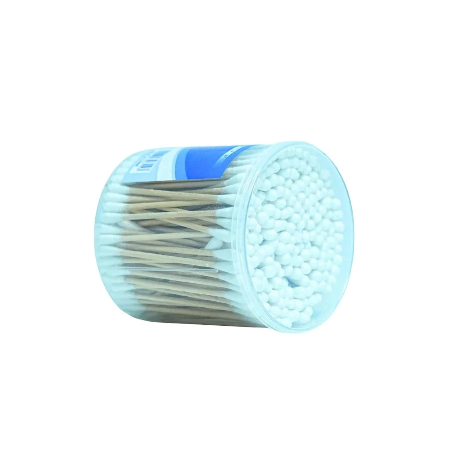 TOP TIP COTTON BUDS 100P JAR WOOD