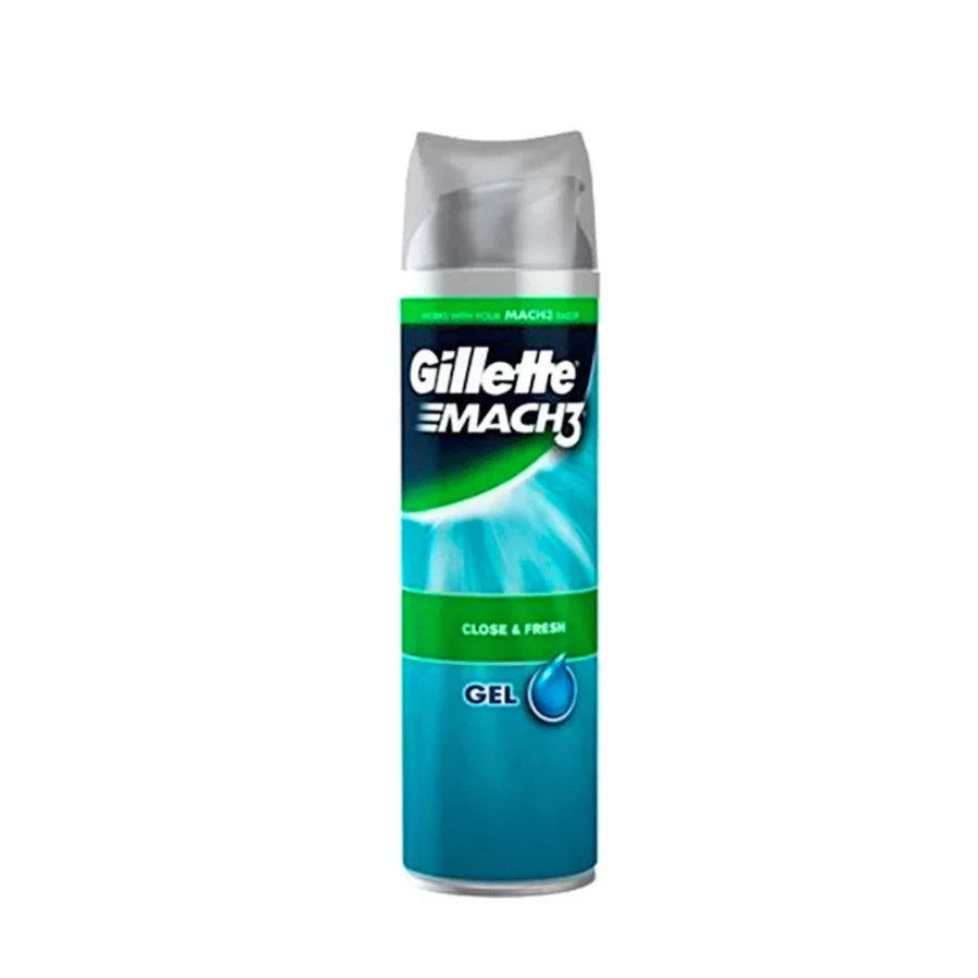 GILLETTE MACH3 GEL 200ML CLOSE & FRESH