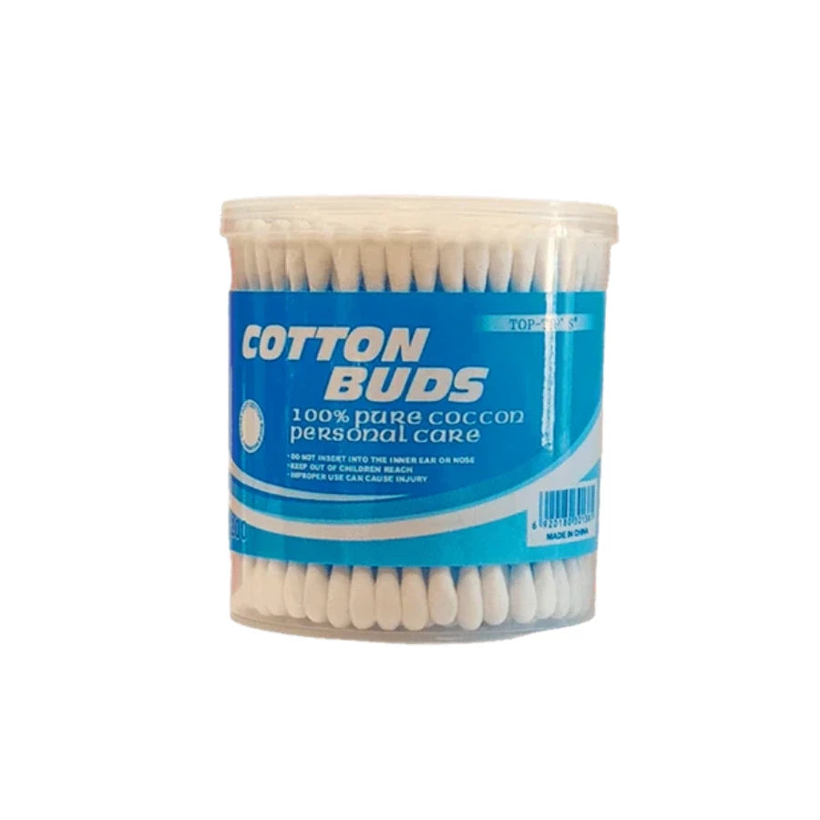 TOP TIP COTTON BUDS 300P JAR PLASTIC