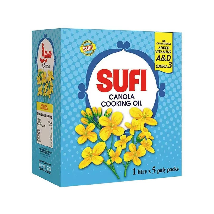 SUFI CANOLA OIL 5LTR BOX