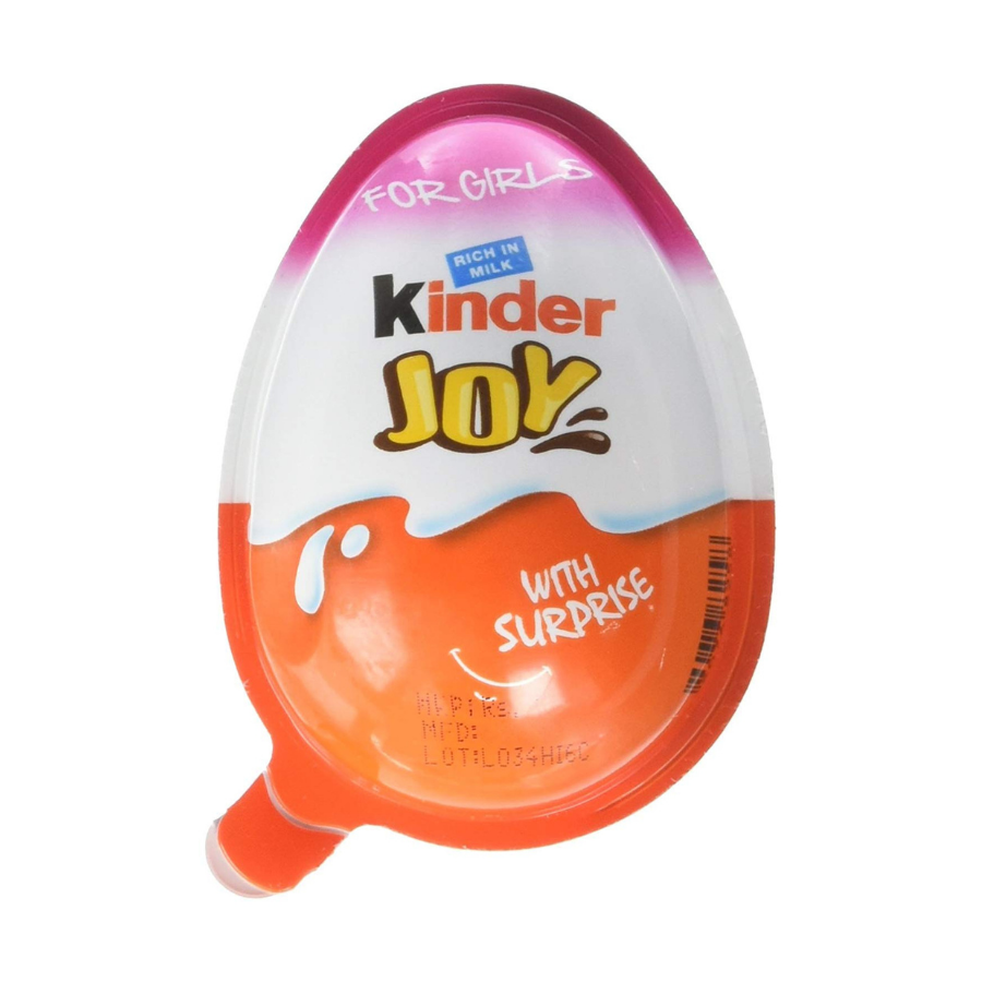 Kinder Joy Chocolate Egg with Surprise Toy for Girls