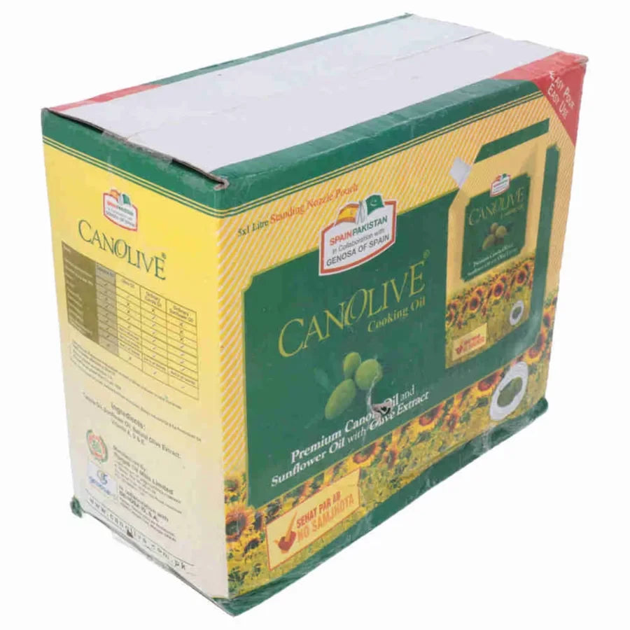 CANOLIVE OIL 5LTR BOX NOSEL