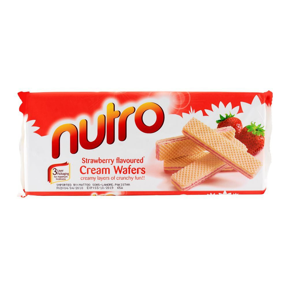 Nutro Strawberry Flavoured Cream Wafers 150g