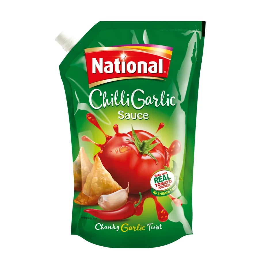 NATIONAL CHILLI GARLIC 800G