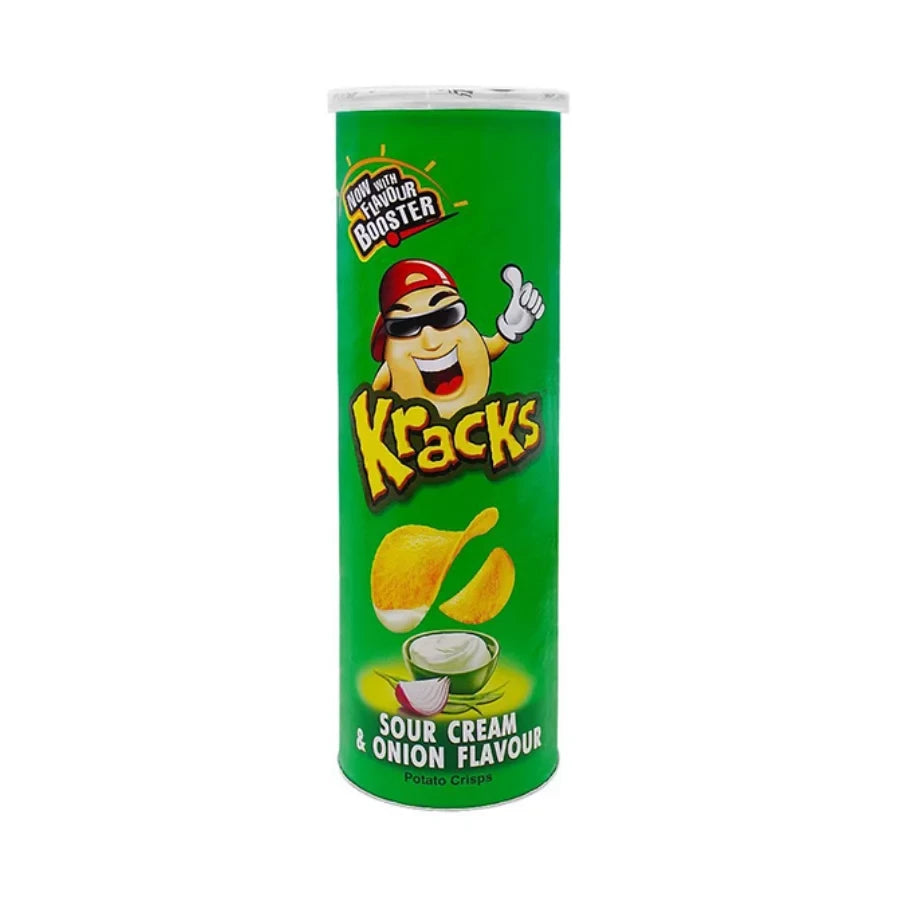 KRACKS CHIPS 110G SOUR CREAM ONION