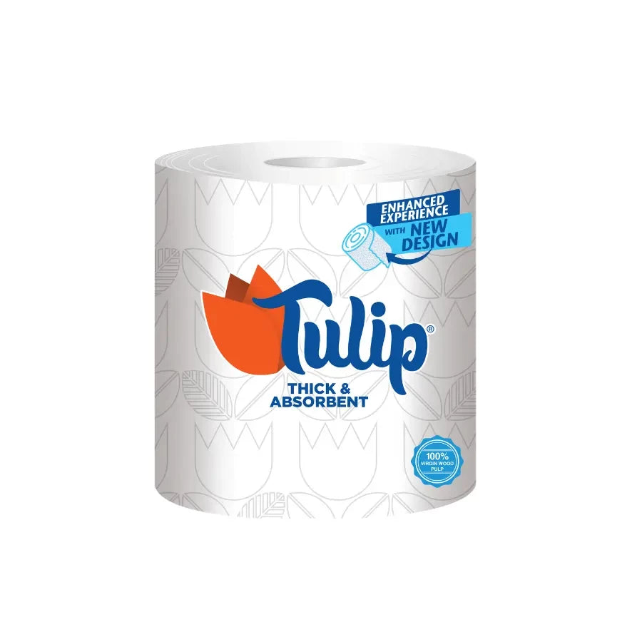 TULIP TOILET ROLL WHITE