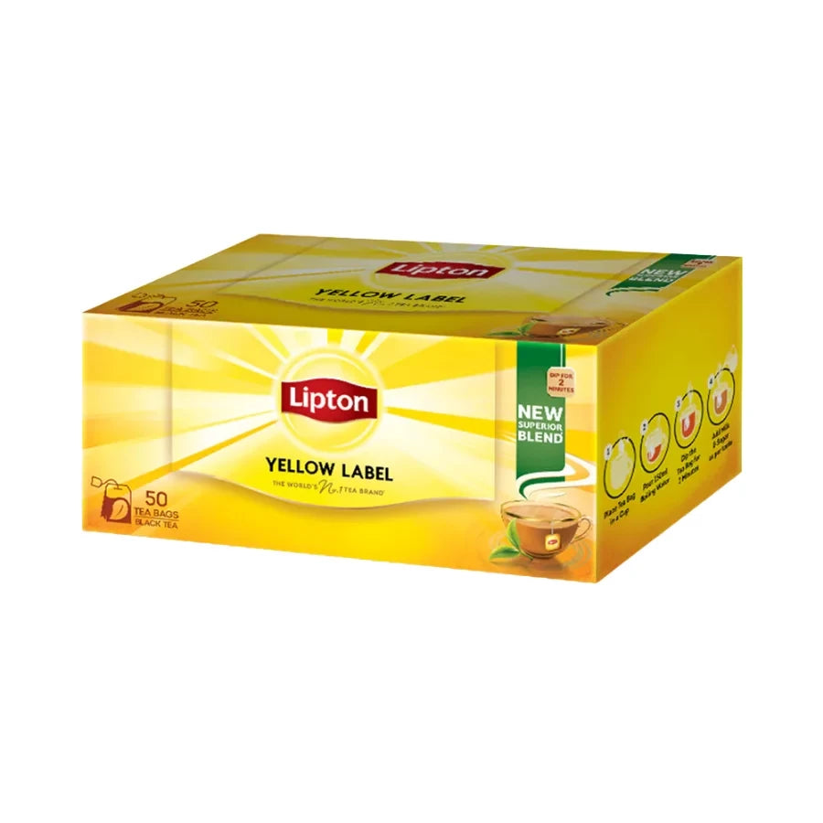 LIPTON TEA BAGS 50PC 100GM