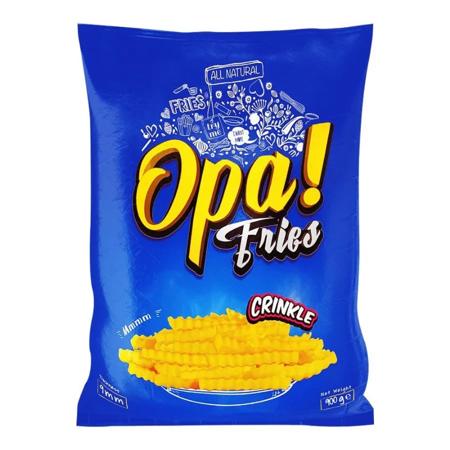 OPA FRIES 900G CRINKLE