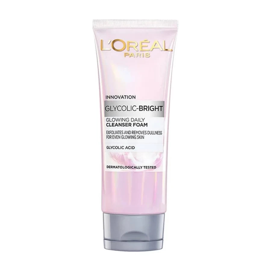 LOREAL F/WASH 100ML GLYCOLIC BRIGHT