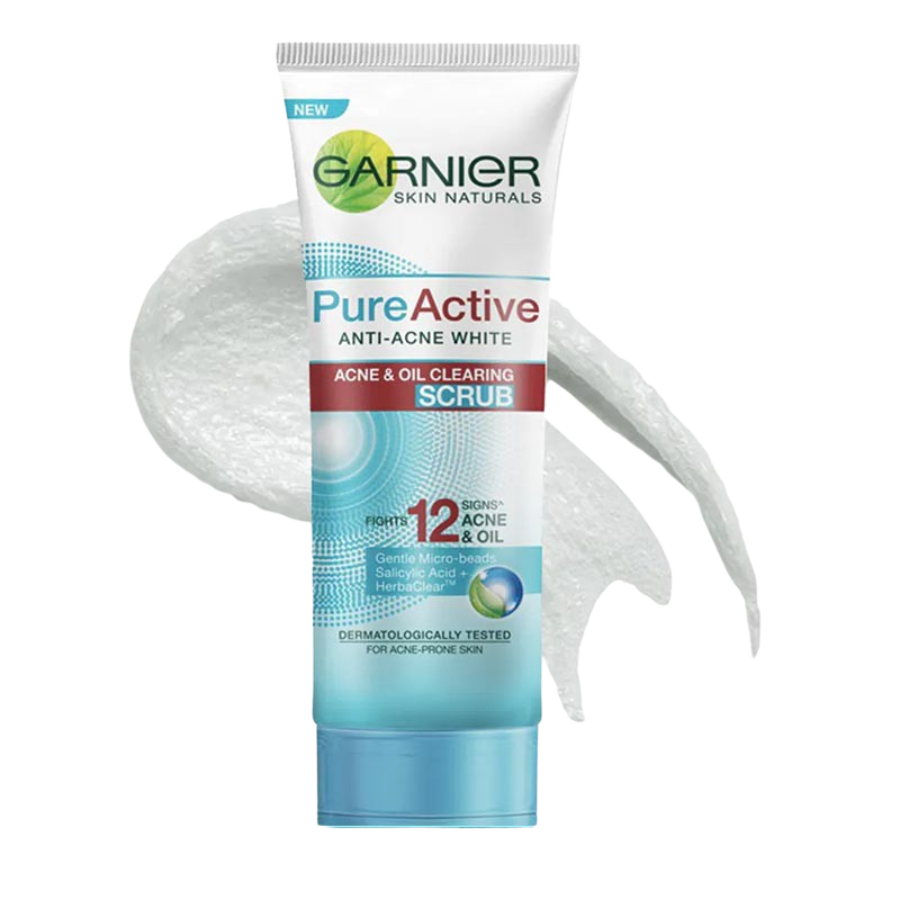 GARNIER FACE WASH 100ML OIL CLEAR CLAY